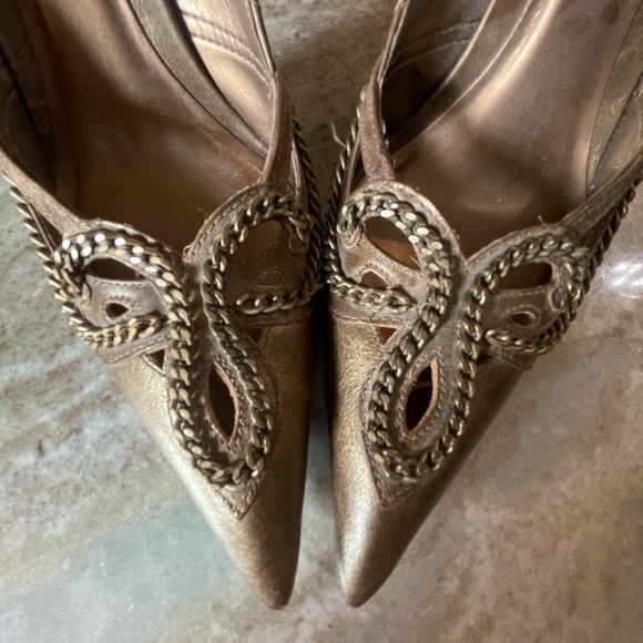Carlos Santana Chainber Heels - Gold - Picture 7 of 8